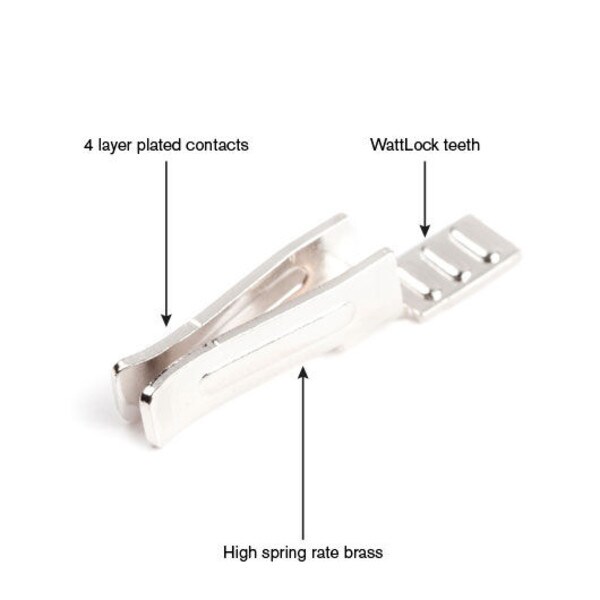 Main product image for Wattgate 350 RH evo Clear Audio Grade Rhodium Plated 110-478